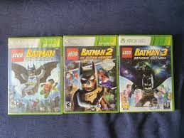 Xbox 360 hry Lego Batman 1, 2 a 3