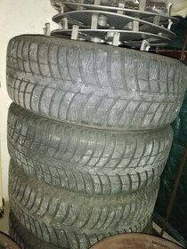 Predám 4 ks zimné pneu. so žel. diskami Kumho 205/55 R16 - 1