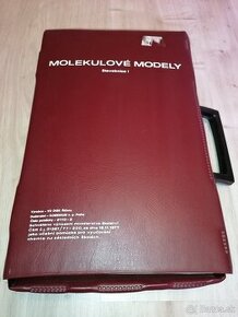 Retro stavebnica chemické molekulové modely