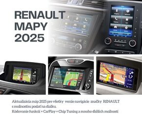 Navigacia Renault mapa 2025 SD karta 11.25 NEW aktualizácia