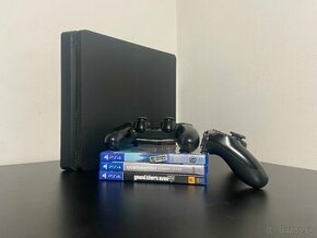 PlayStation 4 Slim 500GB+2x ovládač+hry - 1