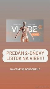 Lístok na VIBE 2-dňový 2024