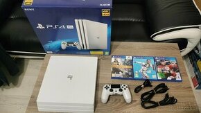 PS4 PRO 1TB + 3 originálne hry