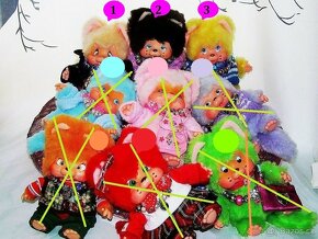 Monchhichi mončičáci mončičák  moncici Nyamy Washino Japan