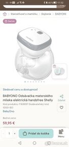 HANDSFREE ODSAVACKA MLIEKA