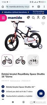 Predam detsky bicykel Royal M