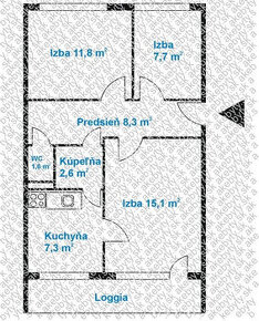 3-izbový byt, Kysucká Košice