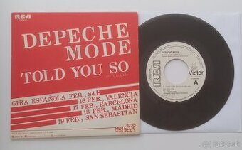 Depeche Mode Spain 7" Promo Told You So