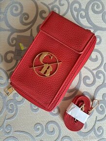 Červená kabelko peňaženka - 1