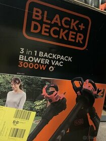 BLACK and DECKER záhradný vysávač a fúkač lístia 3v1