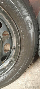 Zimne kolesa PSA 4x108 R15 so zimnymi pneu Michelin