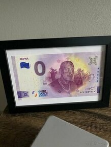 Separ bankovka 0€