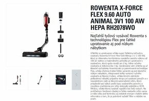 ROWENTA XFORCE FLEX 9.60 vysávač - 1