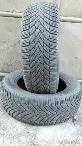 Predám 2-Zimné pneumatiky Continental Contact 205/55 R16