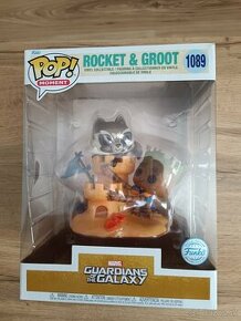 Funko pop Guardians of the Galaxy - Rocket & Groot Beach Day - 1