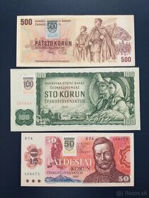 bankovky ČSSR -kolok SK
