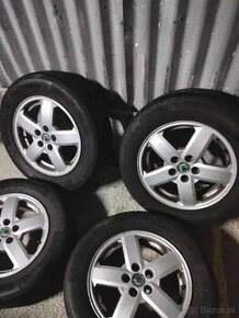 4ks alu disky orig. Škoda 5x100 R15 pneu 195/65 r15