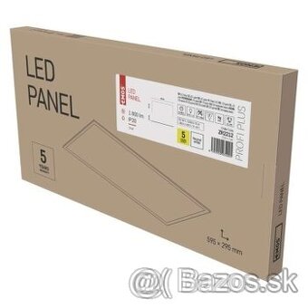 LED panel PROXO 30×60, obdĺžnikový vstavaný biely