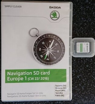 Navigácia - Mapy Škoda Octávia, Rapid, Fabia - 1