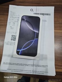 IPHONE 16 PRO MAX 512GB NOVÝ NEROZBALENÝ ZÁRUKA