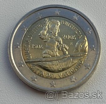 Predám  2 Euro Vatikán 2006