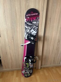 Snowboard s viazaním 155cm