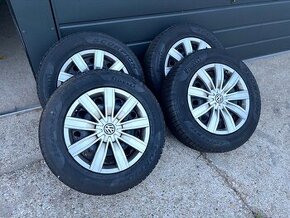 ❇️ 5x112 R17 PLECHOVÉ DISKY 215/65 ZIMNÉ PNEU VW,ŠKODA,AUDI