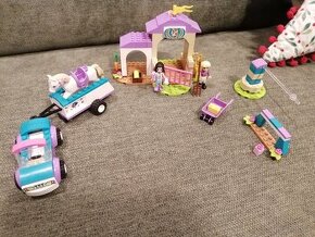 LEGO Friends 41441 Auto s prívesom a výcvik koníka