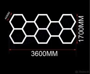 LED Hexagon svetlá 4300K