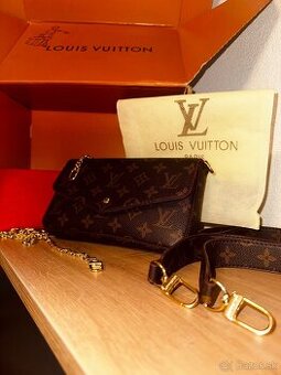 Louis Vuitton crossbody bag.