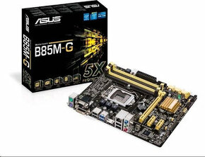 MB Asus B85M-G +CPU Intel Core i5-4570 + 8GB DDR3 + chladič