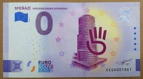 0 euro souvenir bankovka 5PENAZI