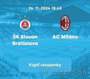 ŠK Slovan Bratislava - AC Milano