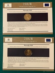 Výročná 2 eurominca M. R. Štefánik 2019