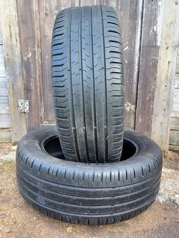 Predám 2 jazdené letné pneumatiky Continental Co 215/55 R17