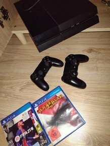 PS4 + 2 joystick + hry