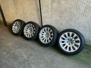 Orig. BMW Disky R18 Styling 118+Zimne Bridgestone ako nove - 1