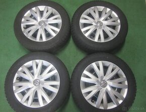 R16 Zimná sada VW GOLF rozteč 5x112 205/55R16 DUNLOP 4D - 1