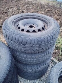 Zimné pneumatiky +disky 195/65 r15