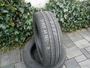 Predám 2x celoročné pneu Continental 195/60 R16C 99/97H