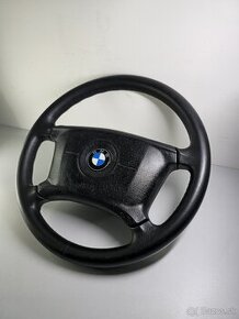 Kožený volant BMW, klasický bez MF, štvorramenný