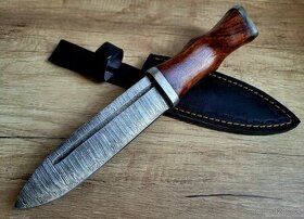 nový velký lovecký Damaškový nož SKINNER 29 cm, handmade