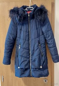 Zimná dievčenská bunda pre 10-11rokov - 1