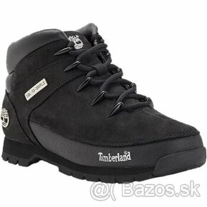 Timberland euro sprint mid hiker black nubuck veľkosť 50 - 1