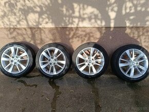 Predám elektróny + pneu letné 225/45 R17, 5x112, origo škoda