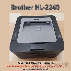 Predám laserovú tlačiareň Brother HL-2240