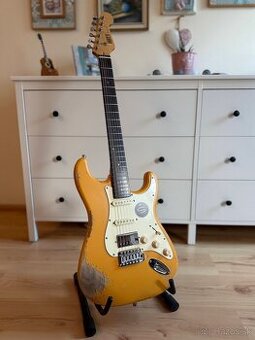 Elektrická gitara - Henry's ST-1 Viper Yellow Relic