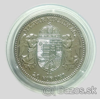 20 Koruna 1918 KB  striebro  novorazba 2015