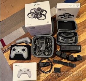 DJI Avata + Googles 2 + RC a FPV contoller + 4 baterky