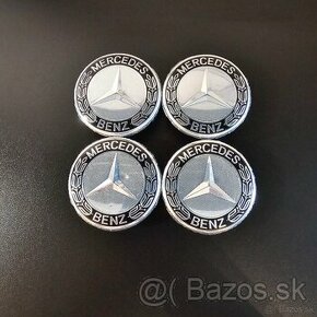 MERCEDES KRYTKY KOLIES S PRSTENCOM - STRIEBORNE, 75 MM - 1